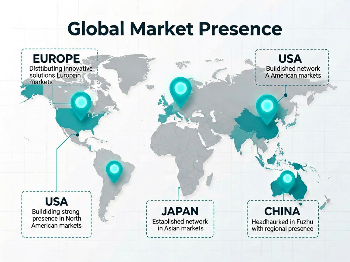 YOUTON Global Market Presence - Europe, USA, Japan, China