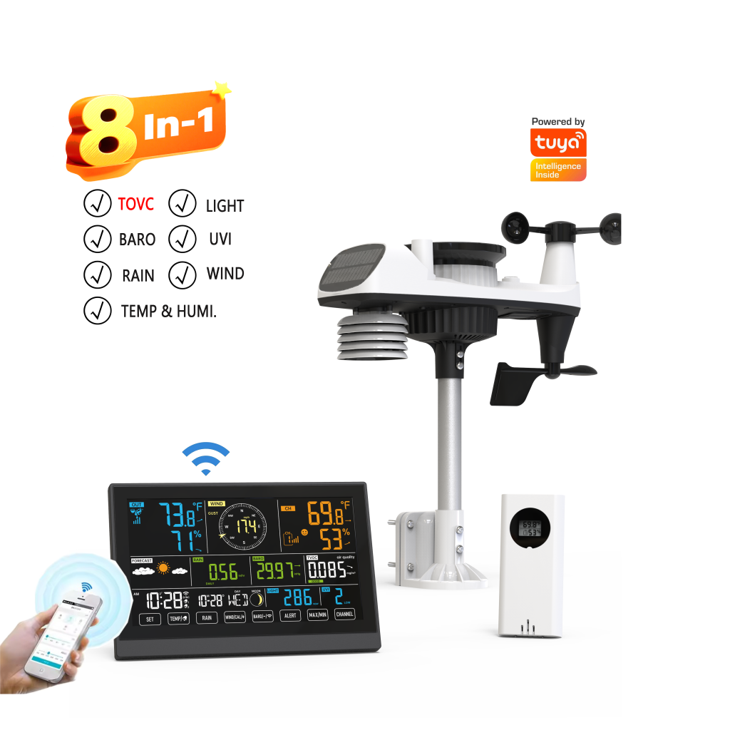 New Weather Station 8-in-1